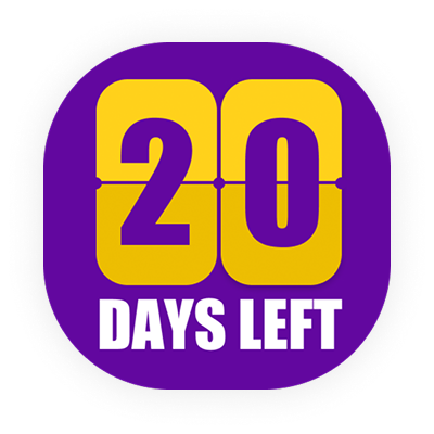 20 Days Left